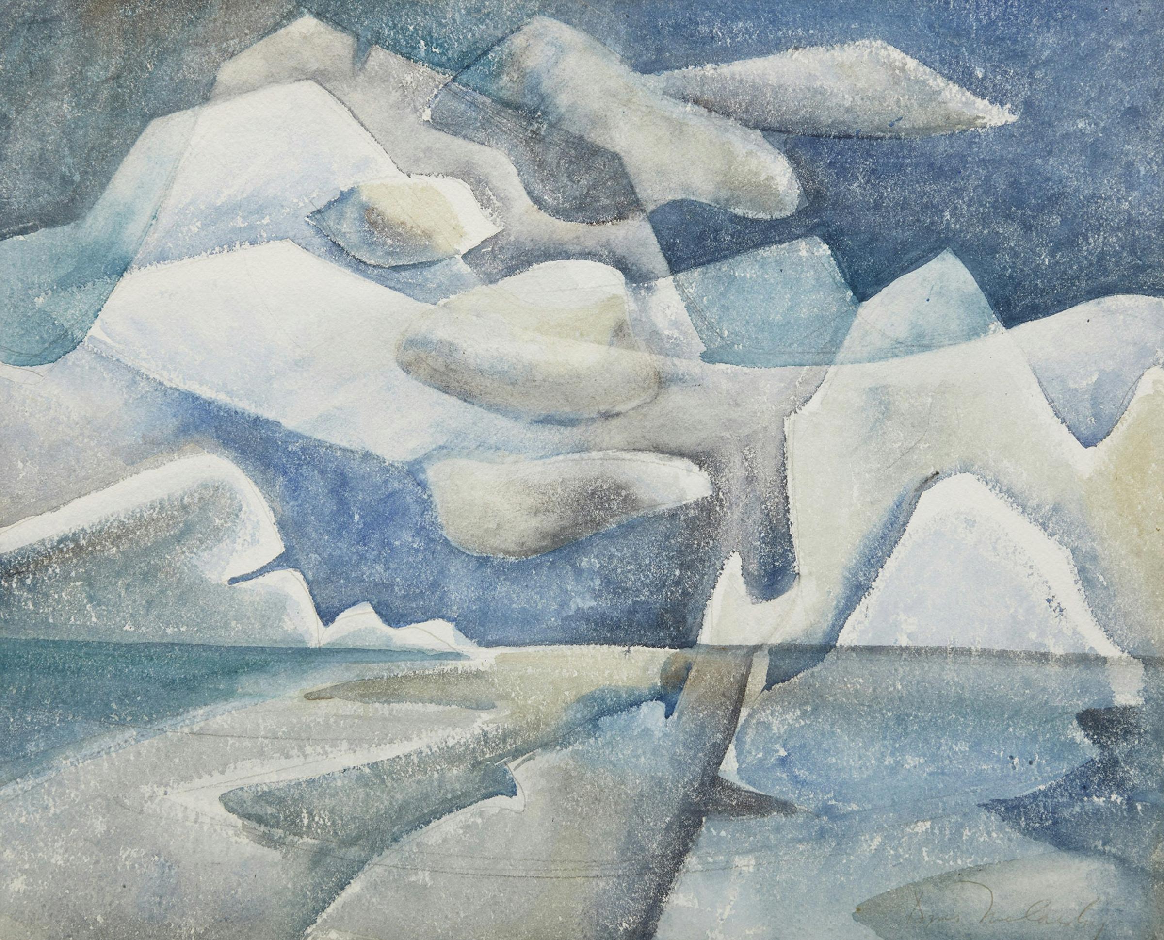 Doris Jean McCarthy (1910-2010) - Iceberg Fantasy