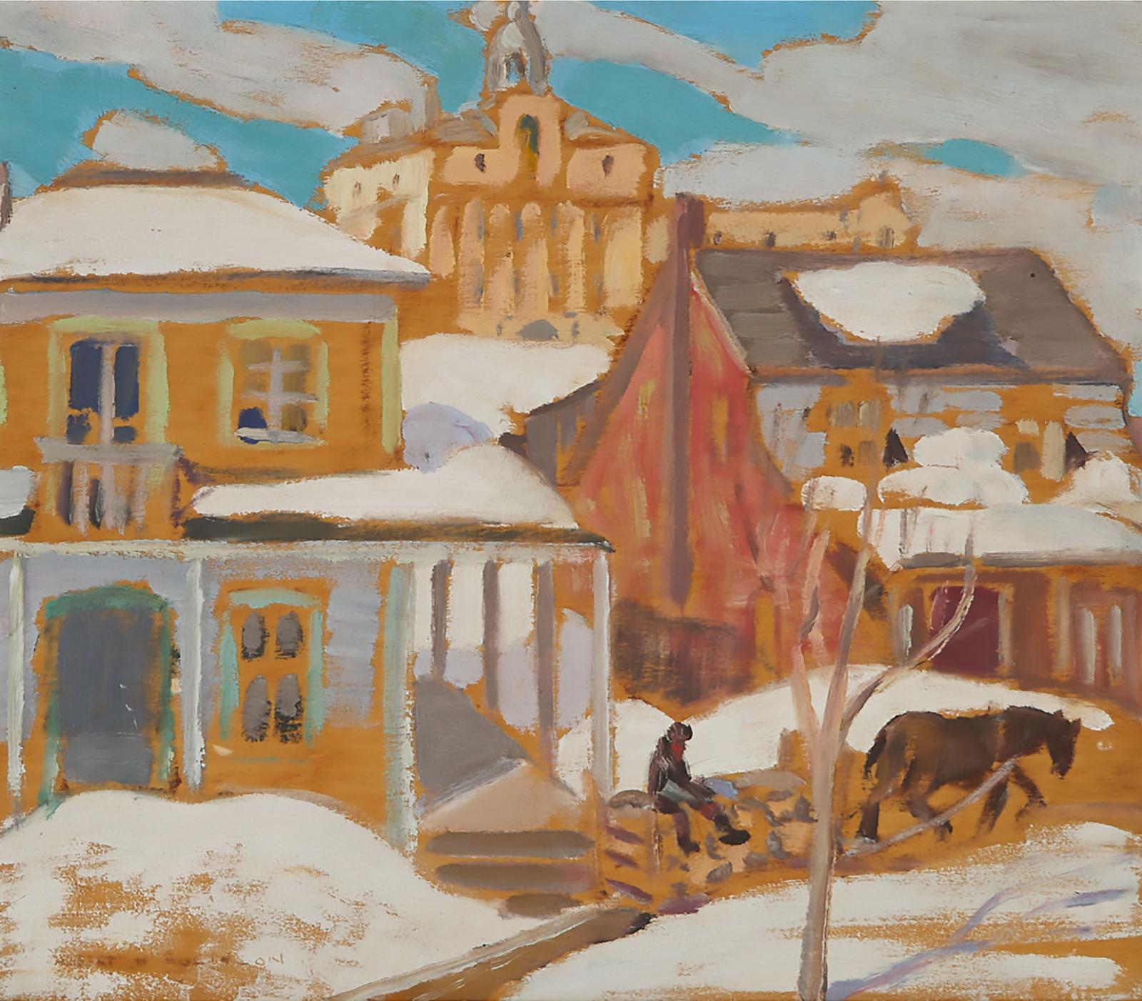 Albert Henry Robinson (1881-1956) - Quebec Village Street