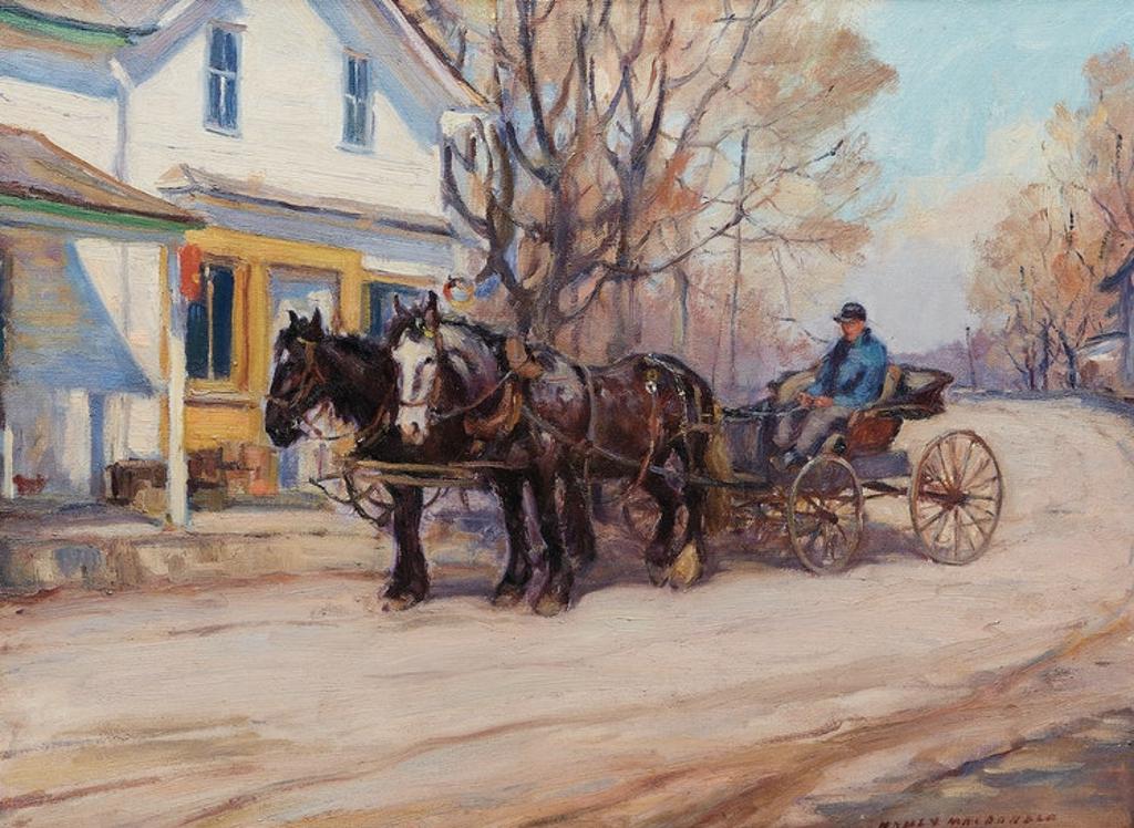 Manly Edward MacDonald (1889-1971) - The Postman, Shannonville
