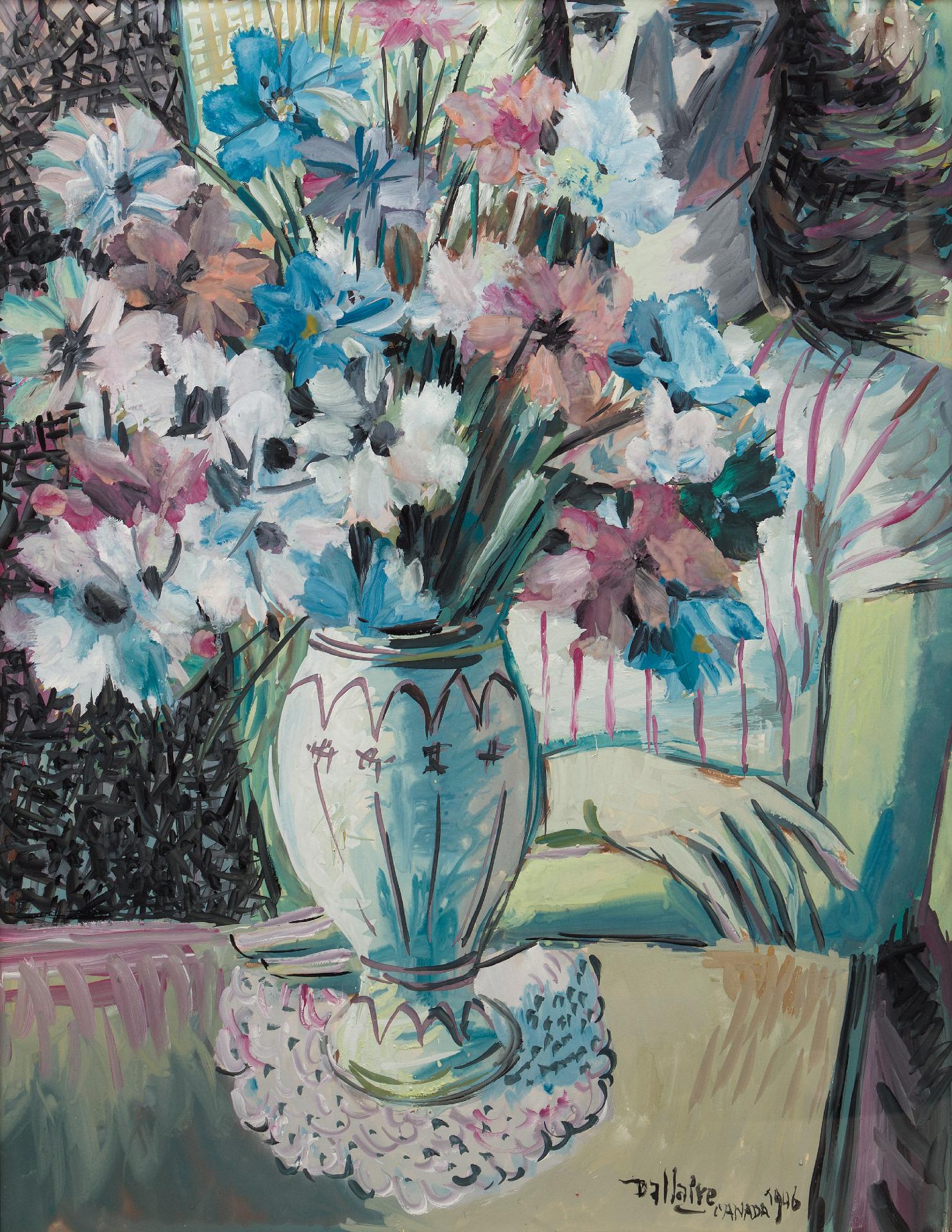 Jean-Philippe Dallaire (1916-1965) - Bouquet de tendresse, 1946