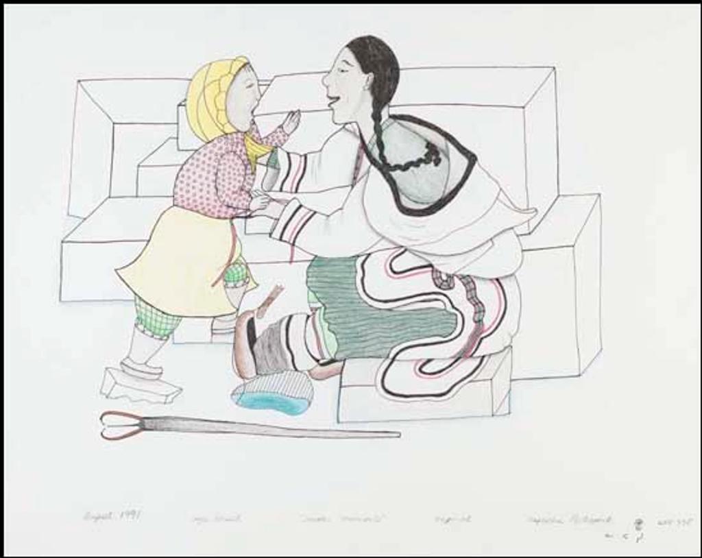 Napatchie Pootoogook (1938-2002) - Tender Moments