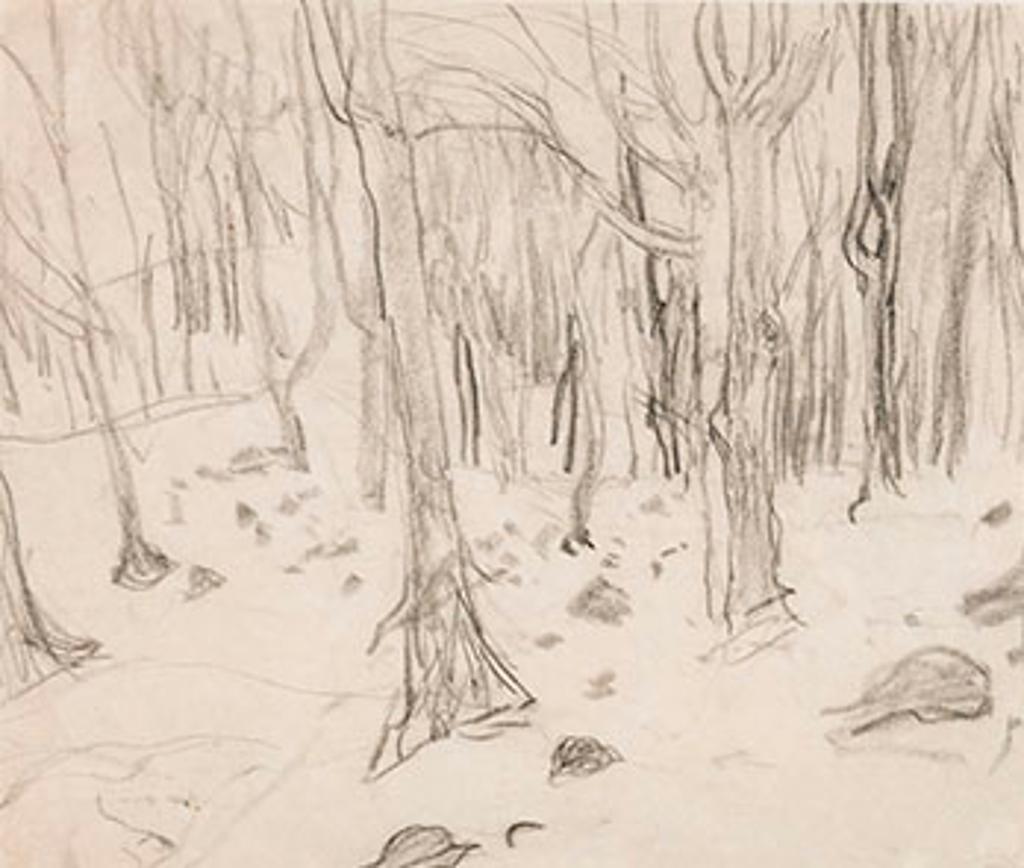 Frederick Horseman Varley (1881-1969) - Trees Near Doon