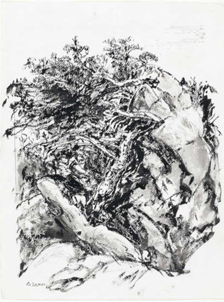 Arthur Lismer (1885-1969) - Rocks and Trees