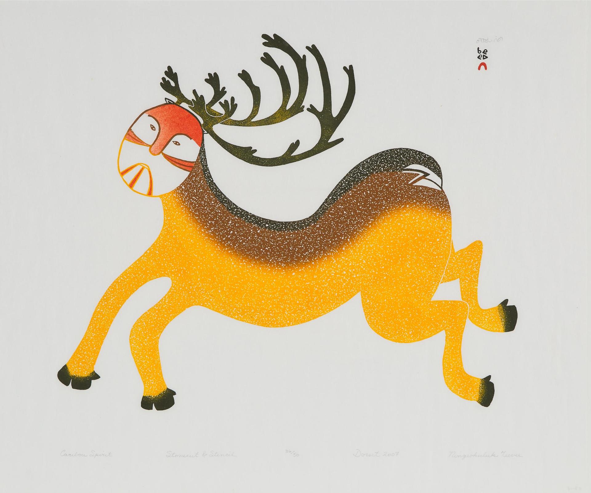 Ningeokuluk Teevee (1963) - Caribou Spirit
