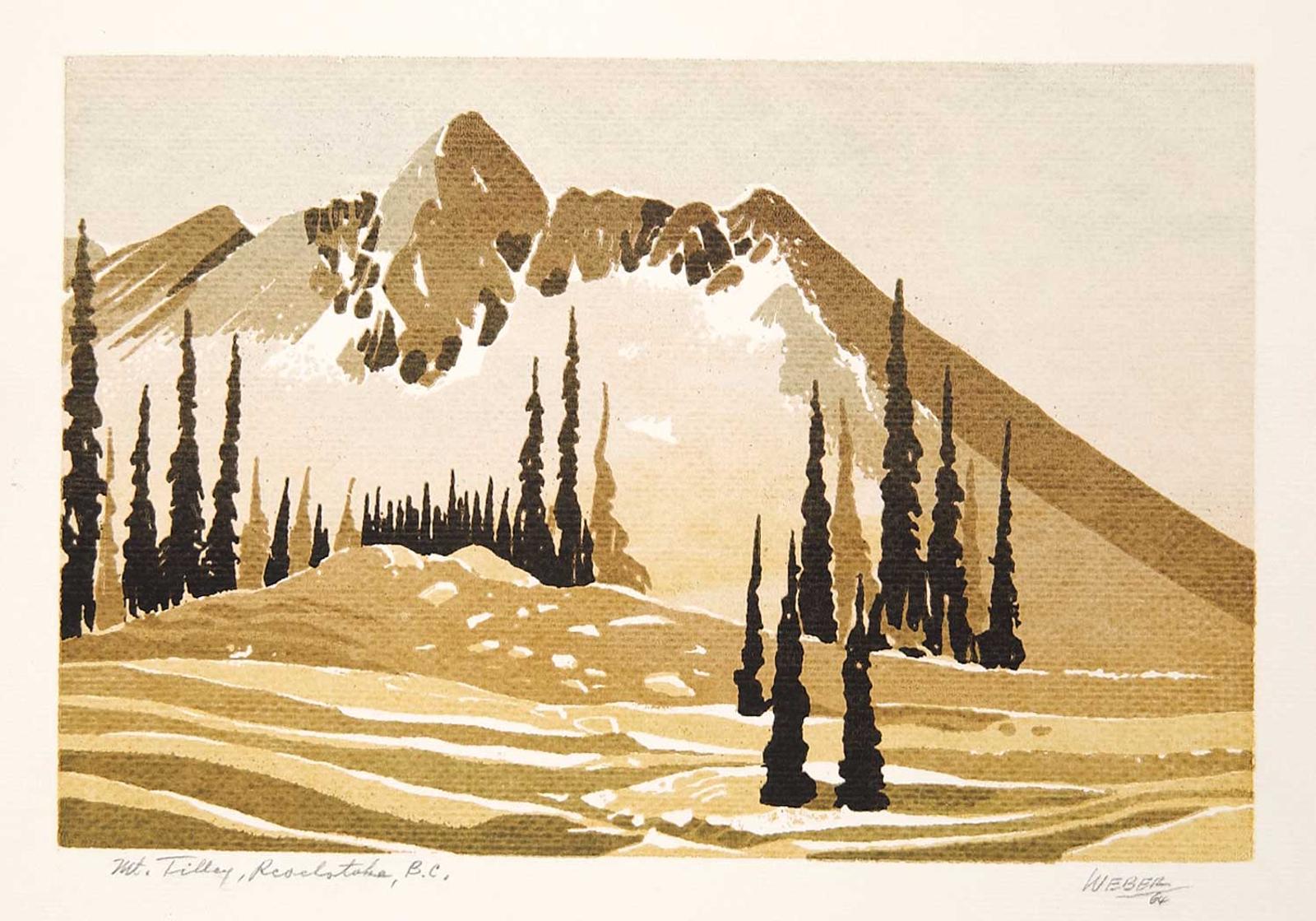 George Weber (1907-2002) - Mt. Tilley, Revelstoke, B.C.