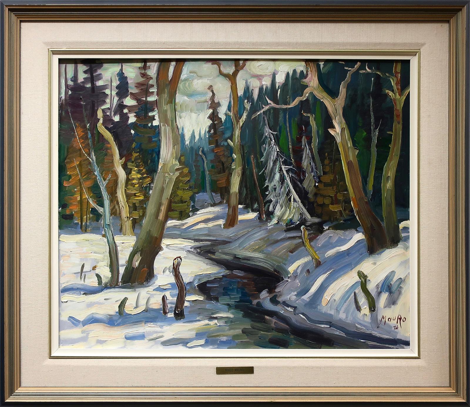 Mario Mauro (1920-1984) - Winter Creek Study