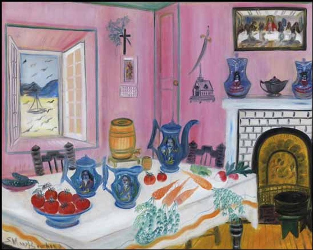 Simone Marie Bouchard (1912-1945) - Interior with Still Life