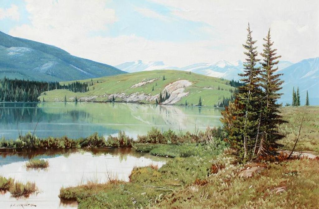 George A. Horvath (1933-2012) - Edna Lake Near Jasper