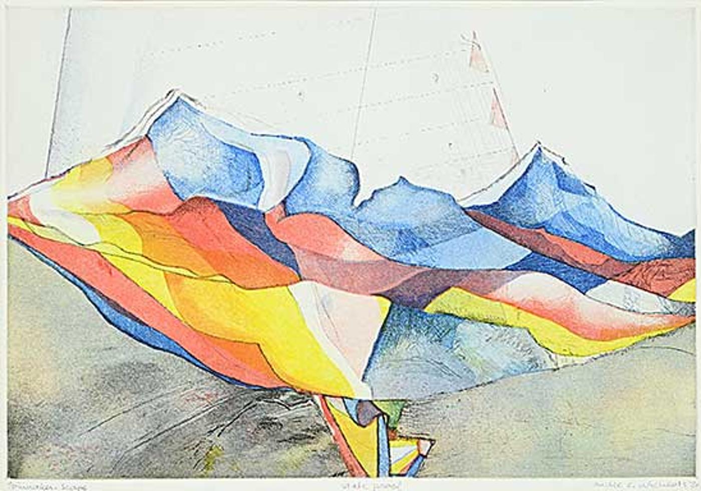 Andie C. Wicherts (1930-2019) - Spinnaker-scape #State Proof