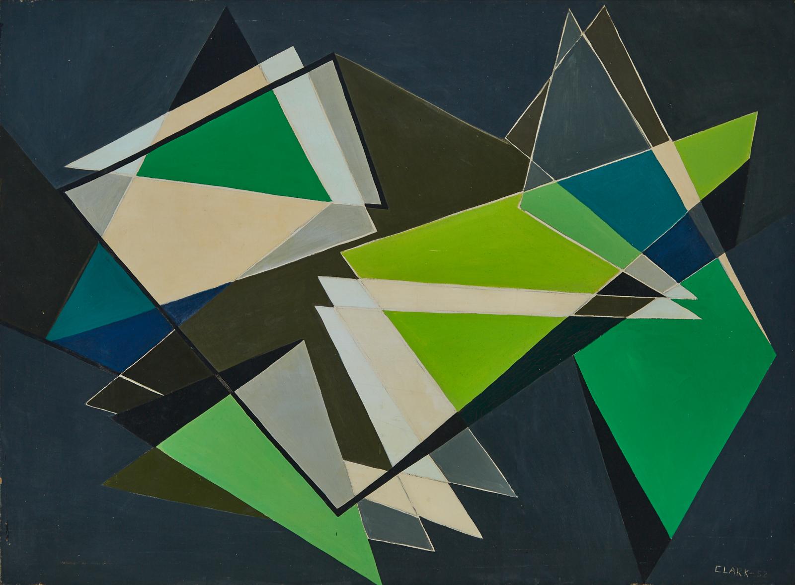 Lygia Clark (1920-1988) - Untitled Composition,  1952