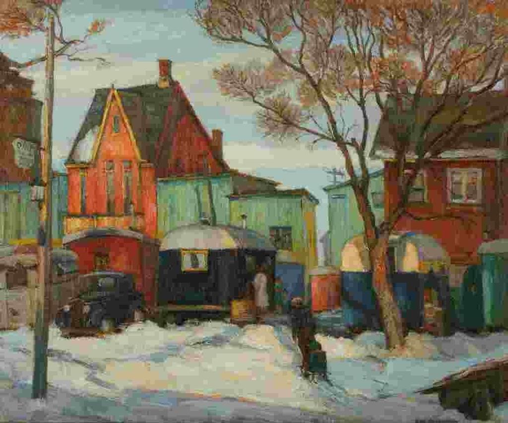 Roy Greenaway (1891-1972) - In the Ward, Toronto