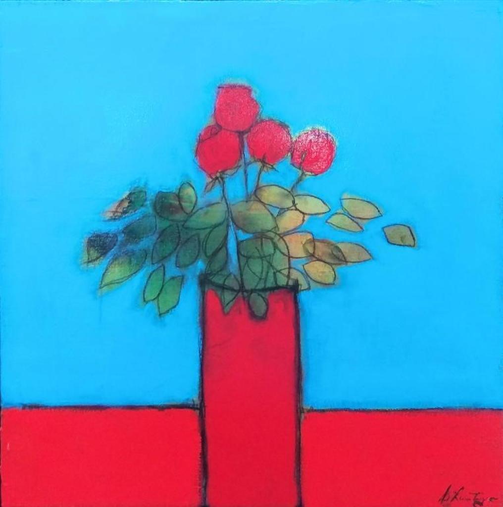 Danielle Lanteigne (1959) - Quatre(s) Roses, 2011