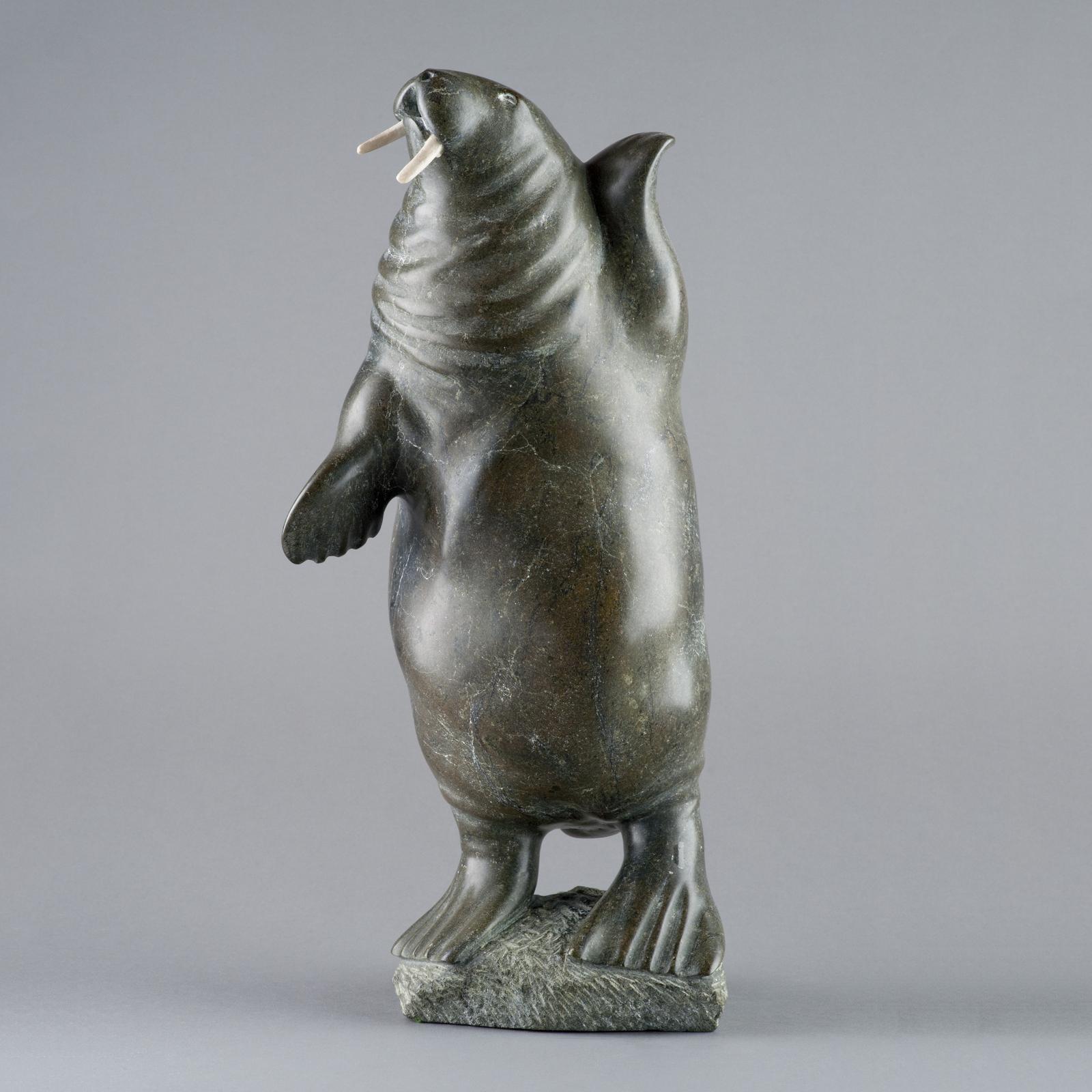 Davie Atchealak (1947-2006) - Dancing Walrus