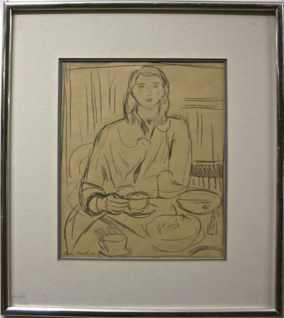 Rene Marcil (1917-1993) - Mme. Marcil - New York Breakfast