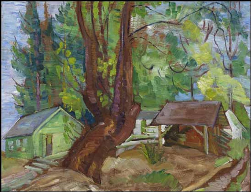 Irene Hoffar Reid (1908-1994) - The Large Maple That Used to be in Front of the Cottage