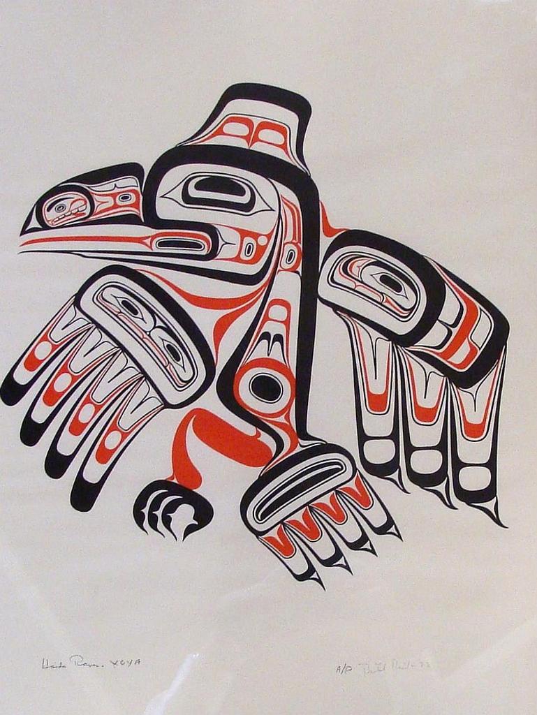 Bill (William) Ronald Reid (1920-1998) - Haida Raven