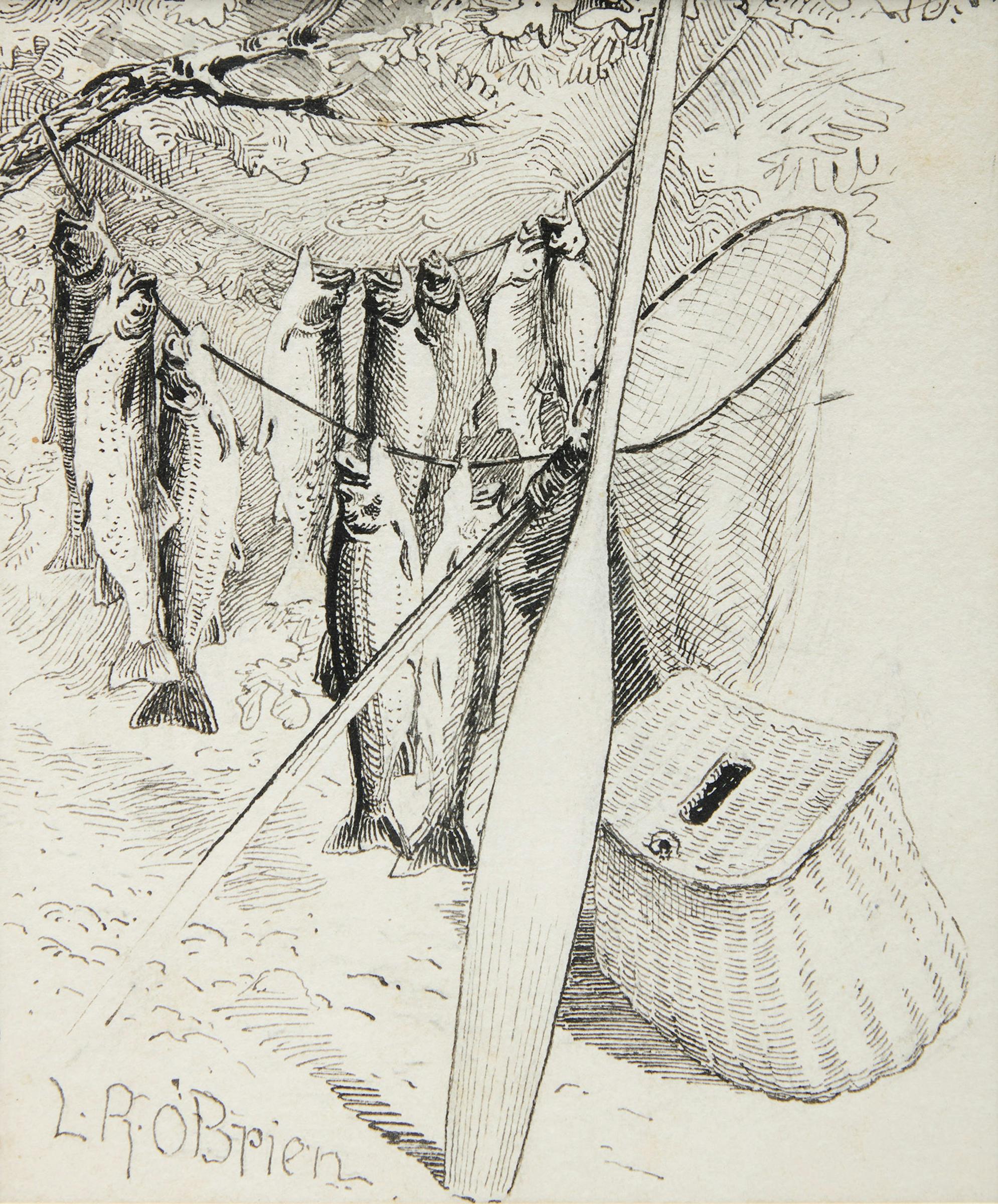Lucius Richard O'Brien (1832-1899) - Fish and Fishing Gear
