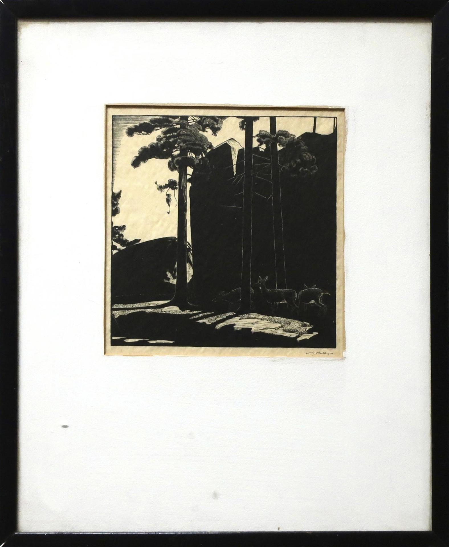 Walter Joseph (W.J.) Phillips (1884-1963) - Hanging Rock Island, Lake Of The Woods