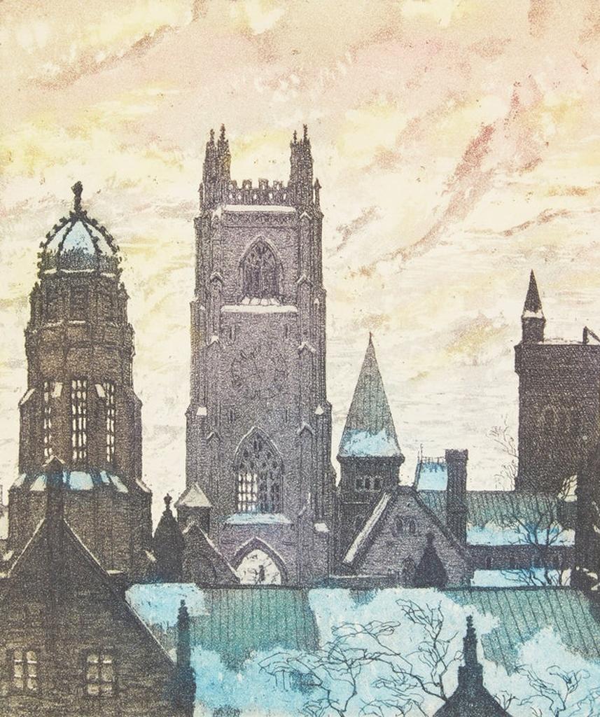 Nicholas Hornyansky (1896-1965) - Towers of the University, Toronto