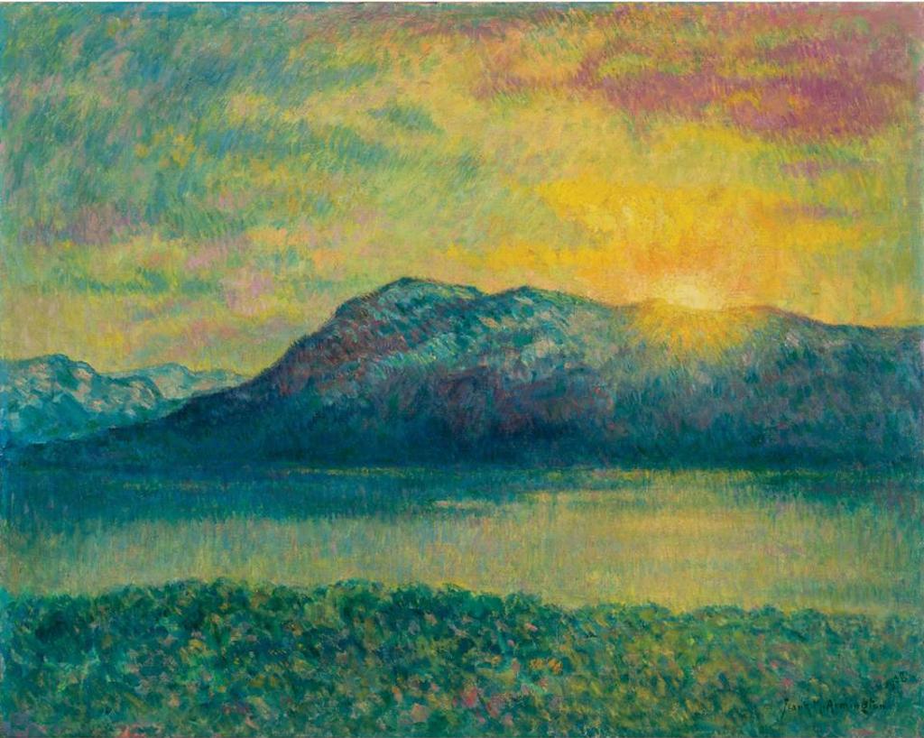 Franklin Milton Armington (1876-1941) - Midnight Sun Of Abisko, Sweden