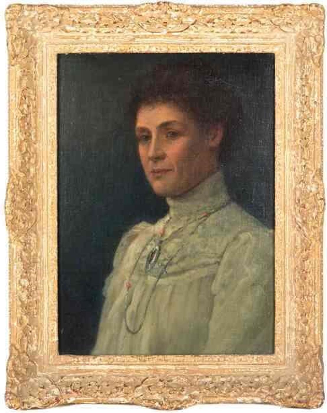 Alfred Ward (1873-1927) - Portrait of Mrs. John Henry Ward (1905)