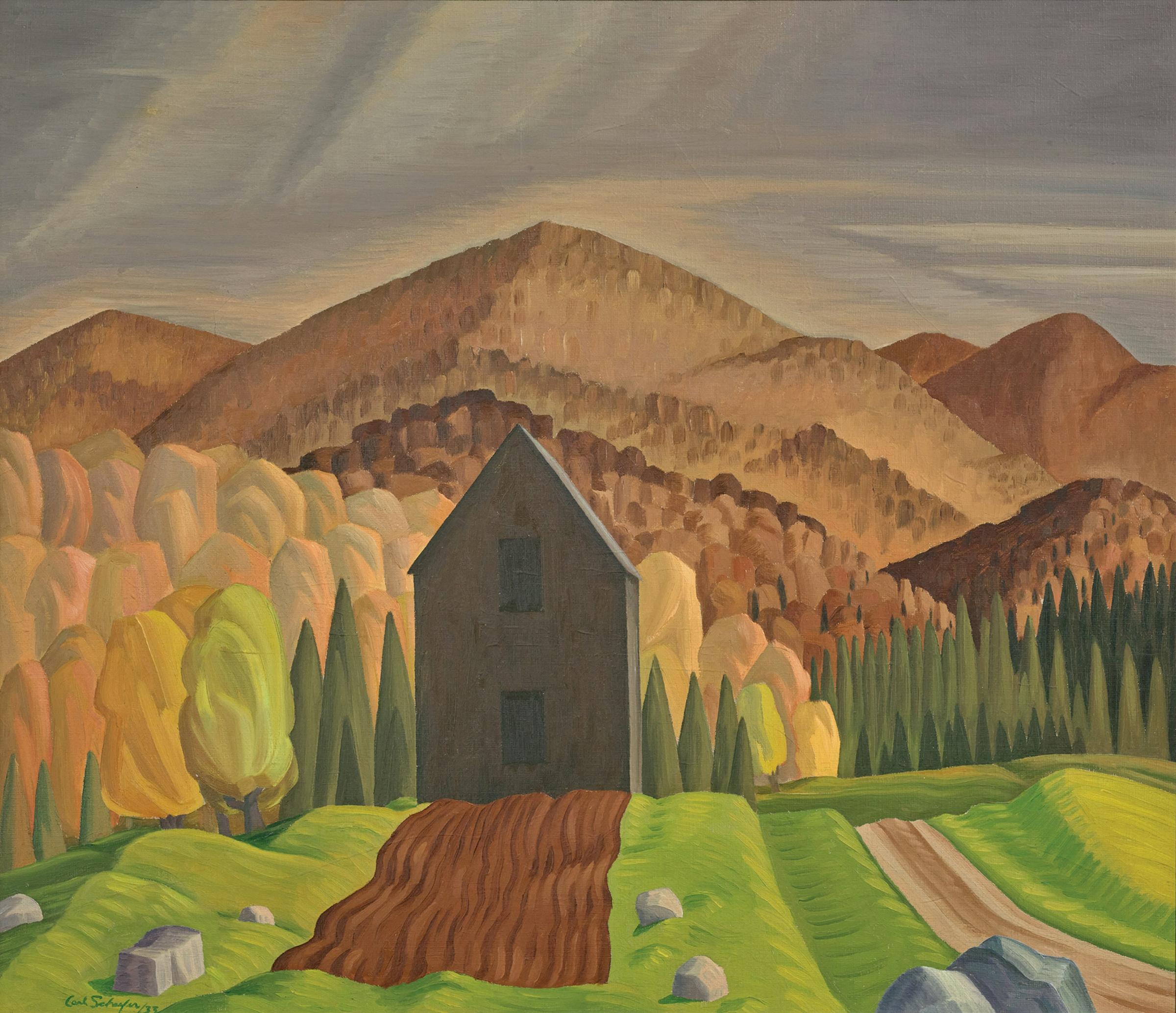 Carl Fellman Schaefer (1903-1995) - Near Cranberry Lake, Haliburton (Hills, Haliburton), 1933