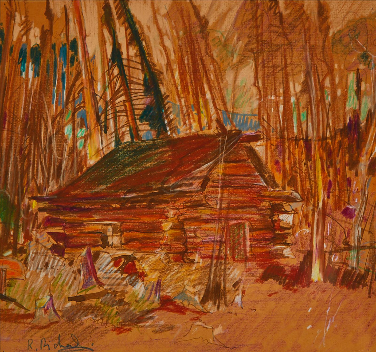René Jean Richard (1895-1982) - Cabin In The Woods