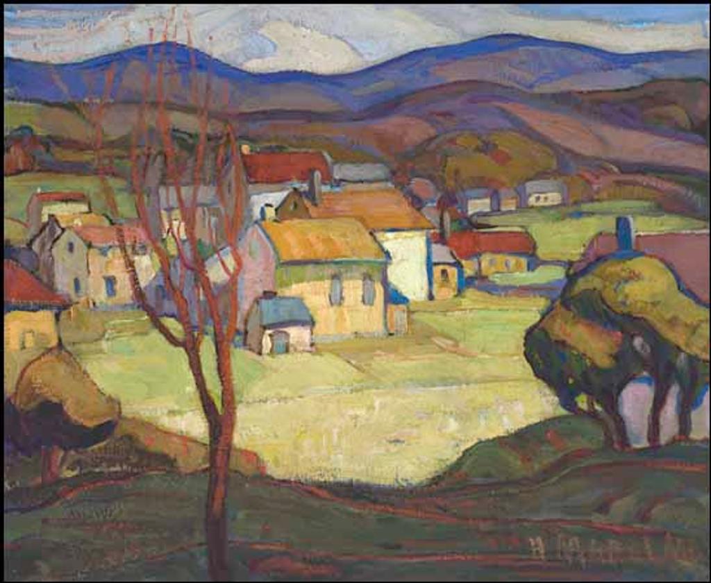 Henrietta Mabel May (1877-1971) - Village from the Hill