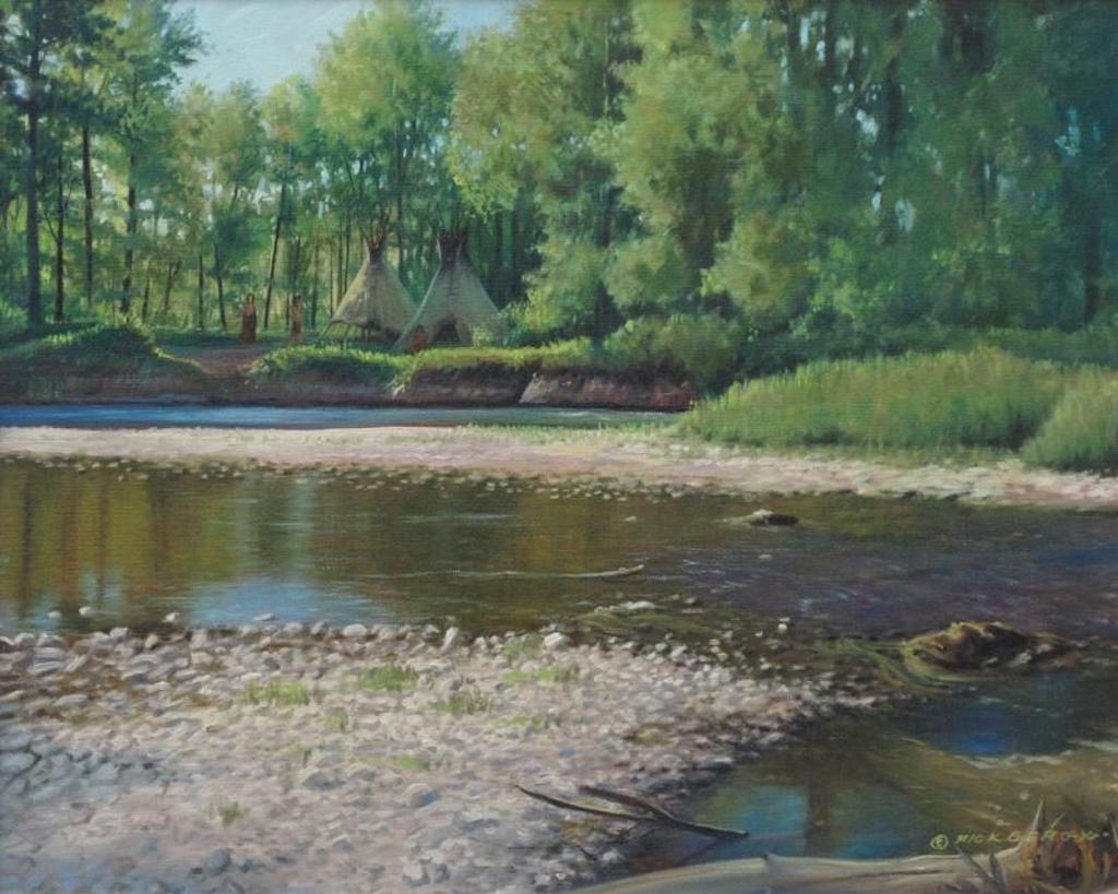 Richard (Rick) K. Berg (1950) - Encampment By A River