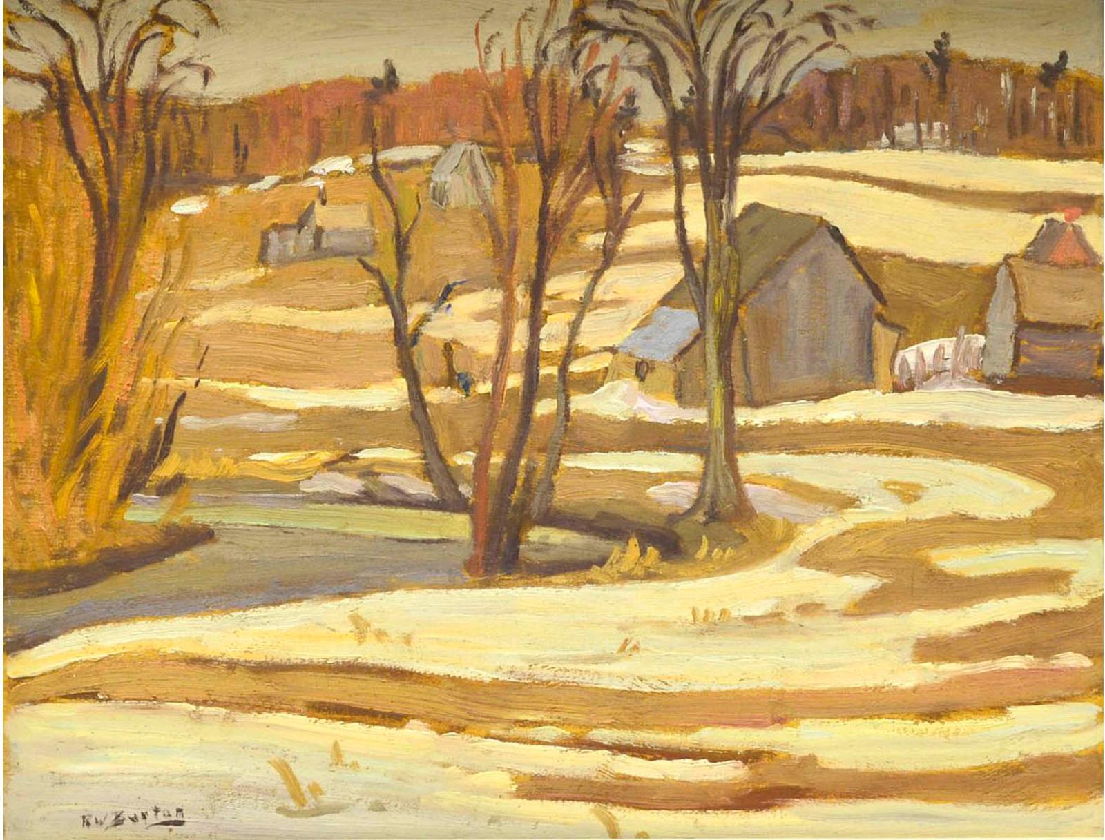 Ralph Wallace Burton (1905-1983) - Snow pattern - Spring 1962