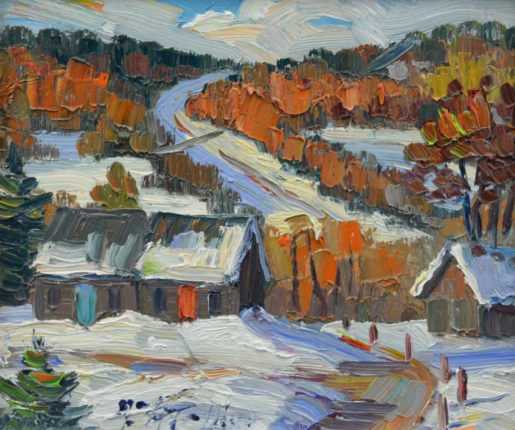 Armand Tatossian (1948-2012) - Village in Snow