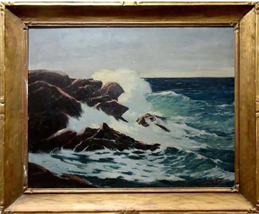 Clement King (1864-1947) - Crashing Surf