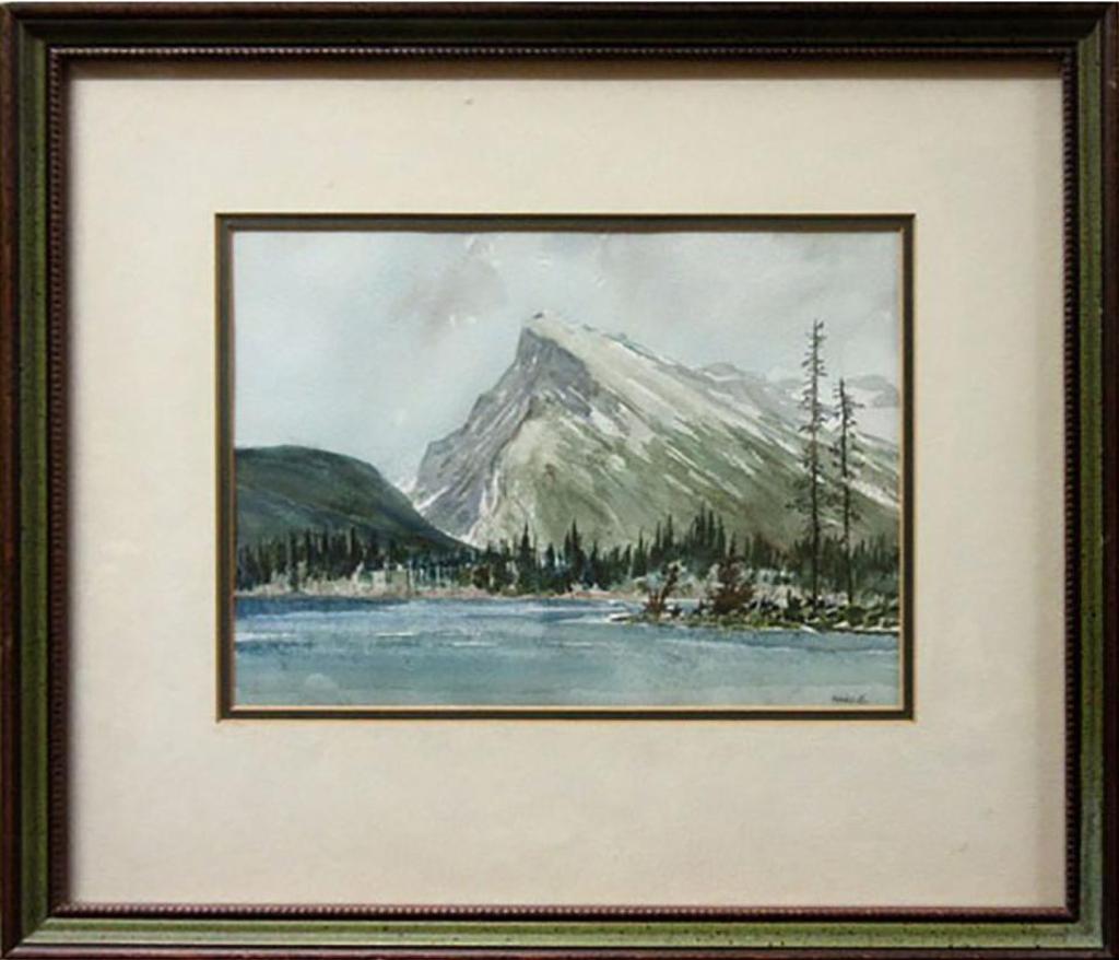 John William Harvie (1928-2018) - Mt. Rundle From Vermilion Lakes