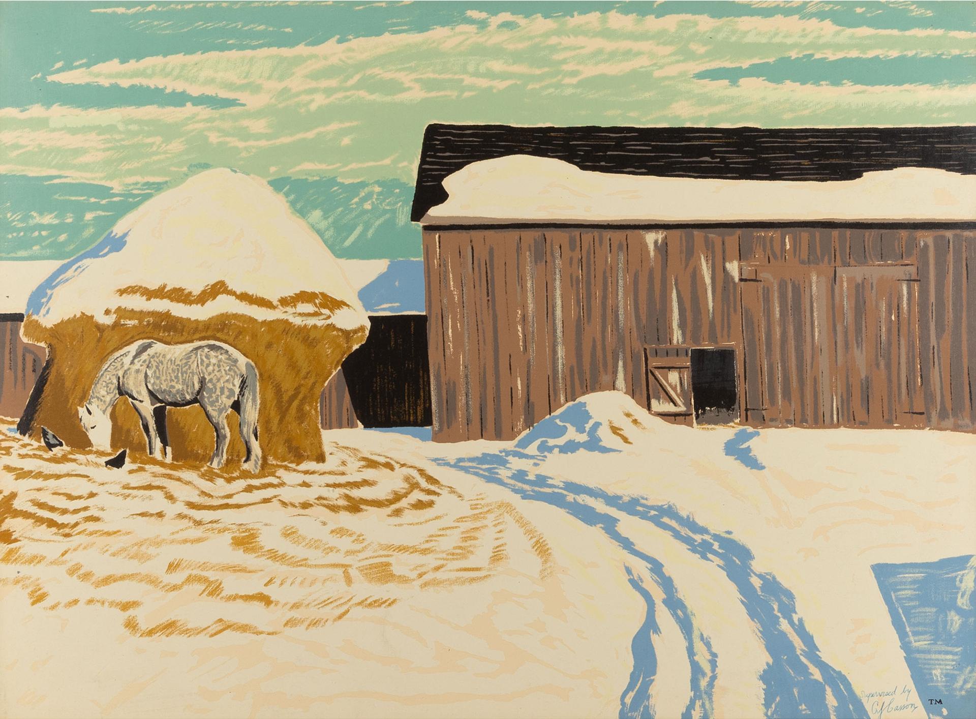 Thoreau MacDonald (1901-1989) - Winter Morning, 1944