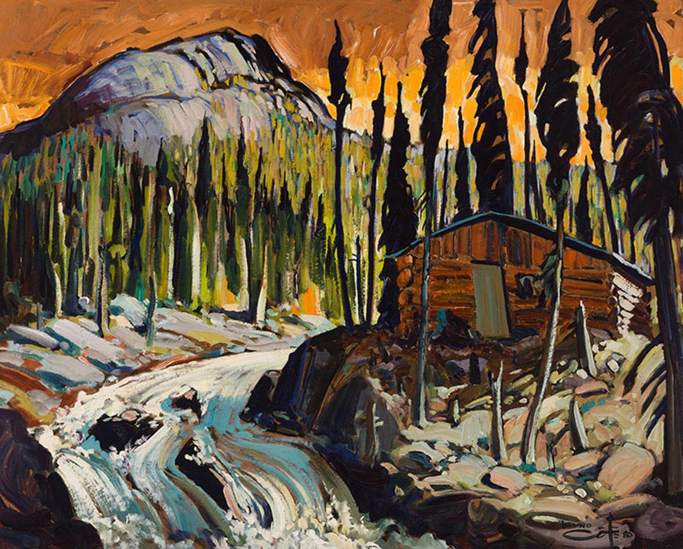 Bruno Côté (1940-2010) - Rivière Le Petit Bras, St-Urbain