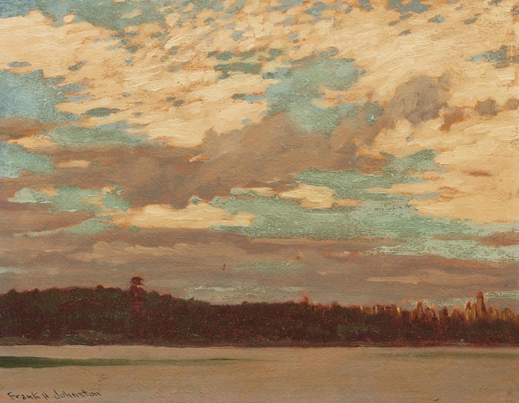 Frank (Franz) Hans Johnston (1888-1949) - Untitled - Shoreline Landscape