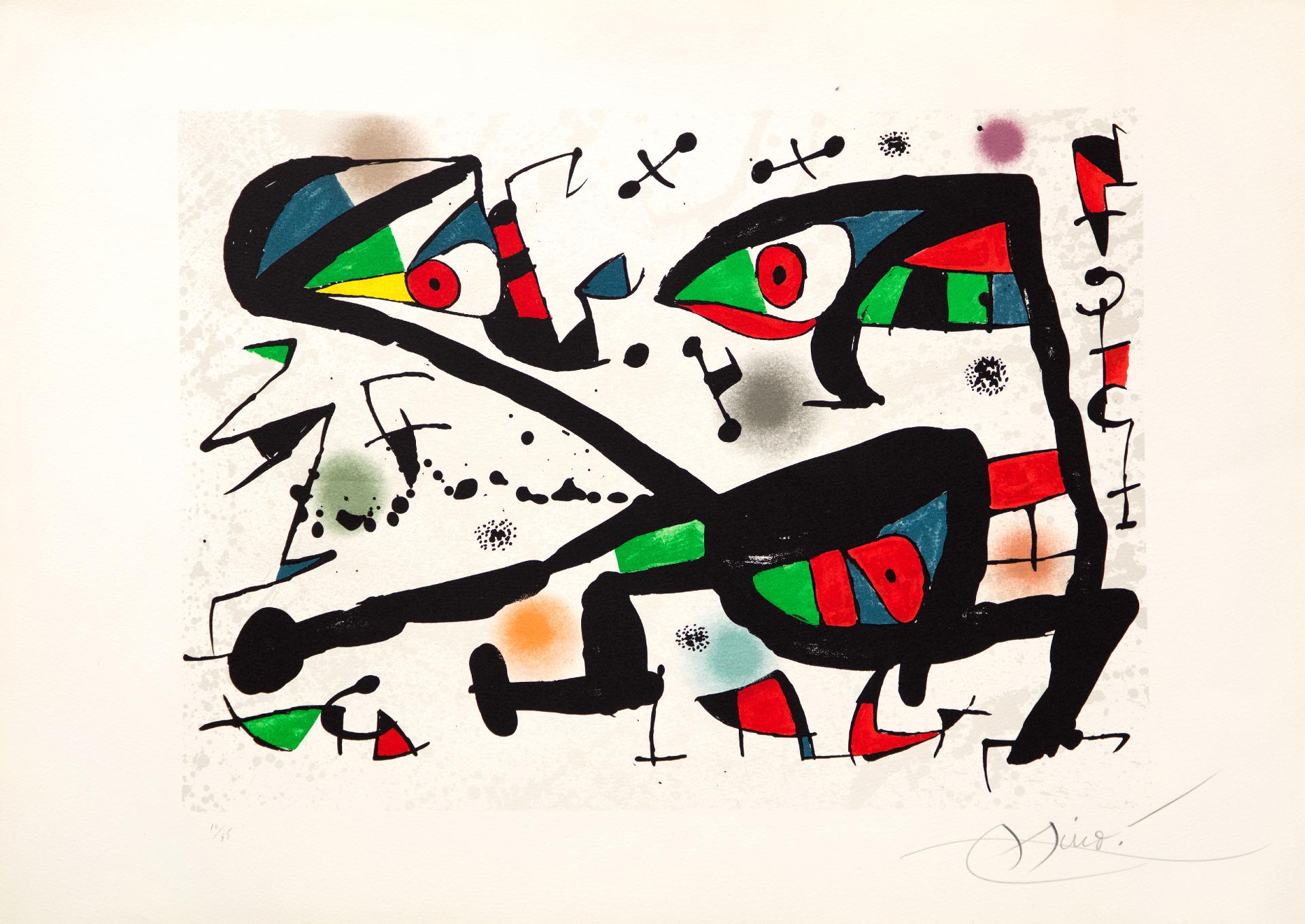 Joan Miró (1893-1983) - Signes de l'air, 1976