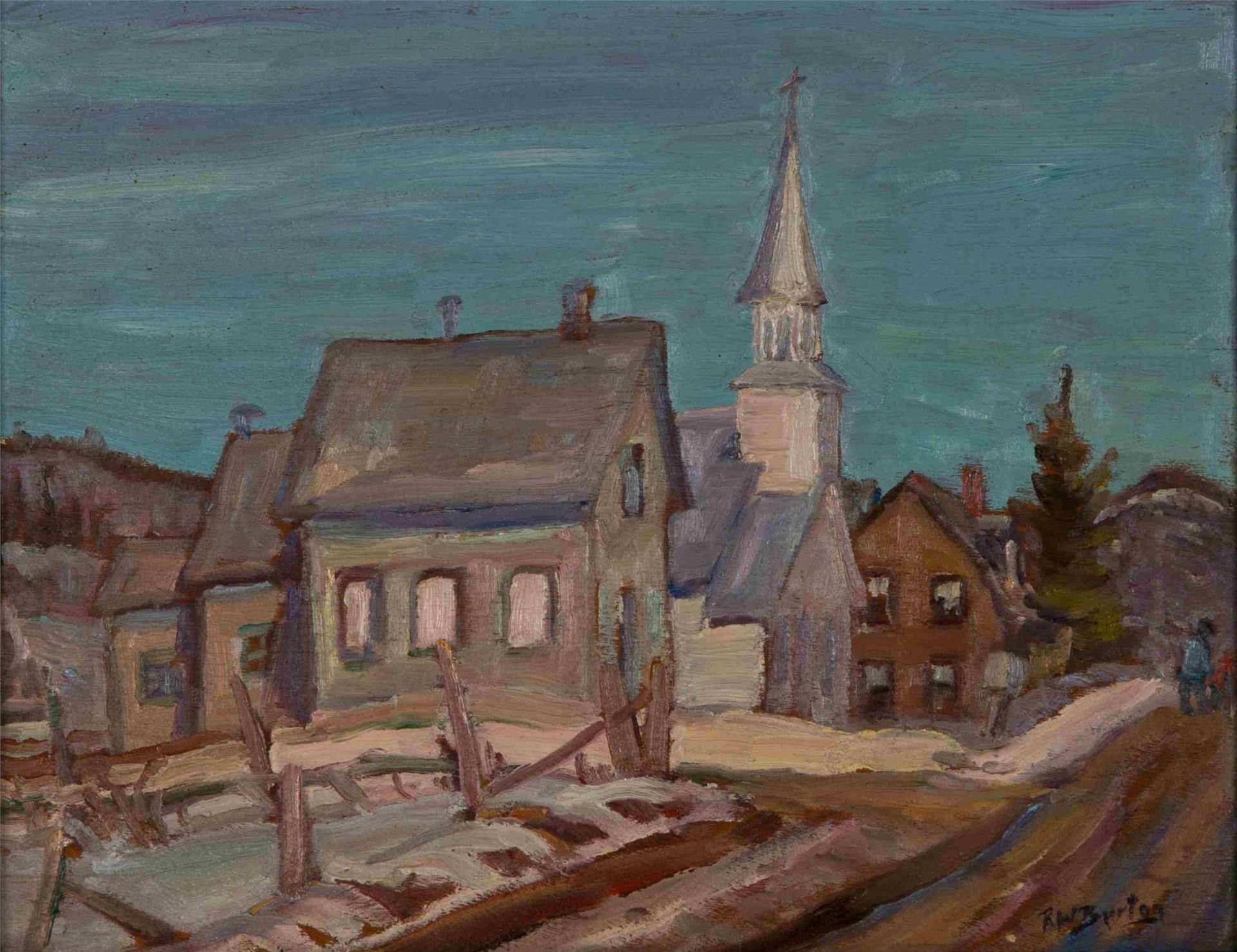 Ralph Wallace Burton (1905-1983) - Near High Falls Quebec (1961)