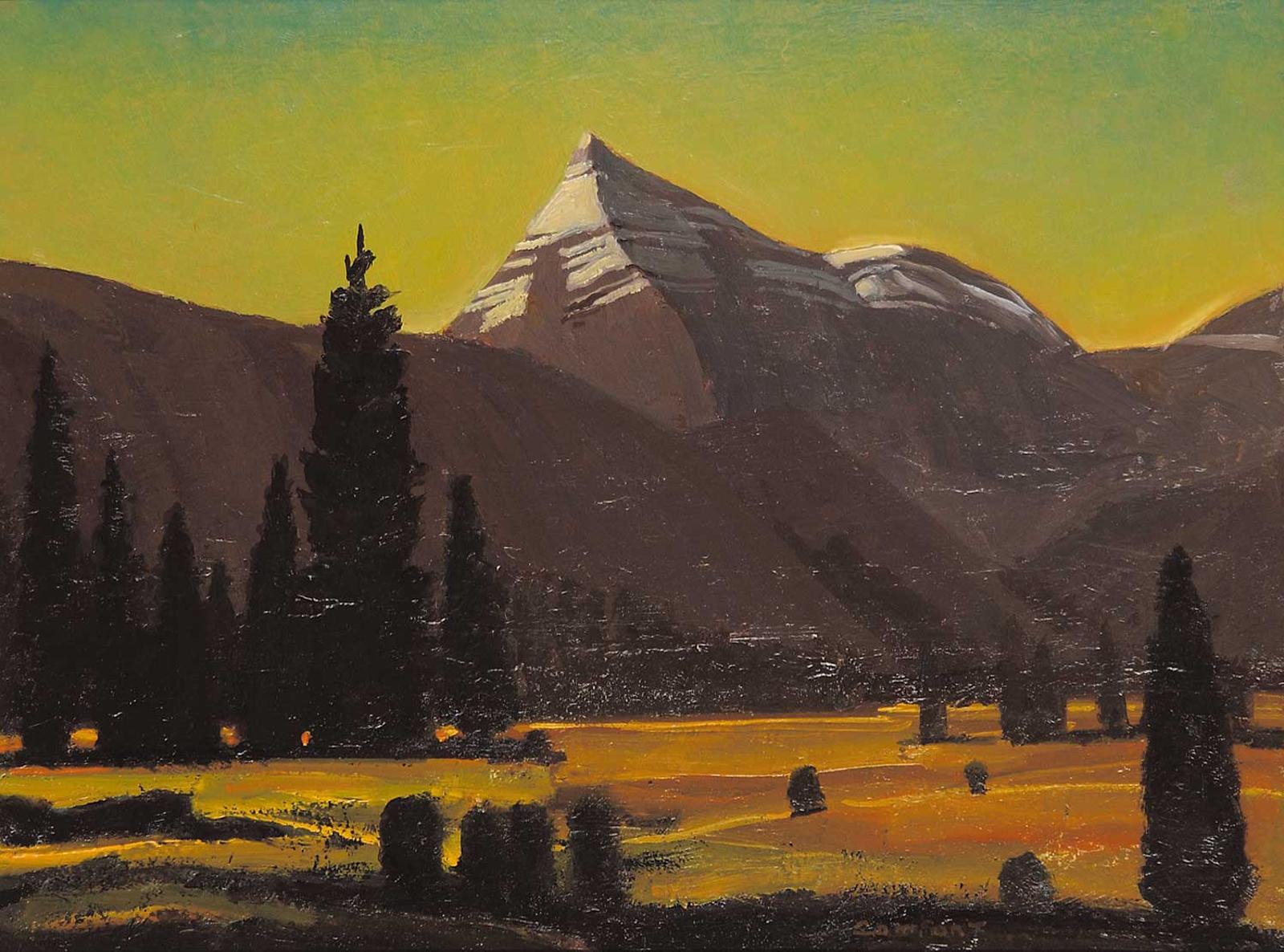Charles Fraser Comfort (1900-1994) - Nigel Peak, Banff Highway