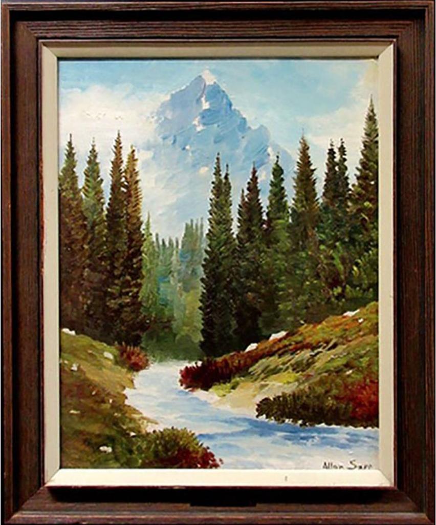 Allen Fredrick Sapp (1929-2015) - Untitled (Mountain Landscape)