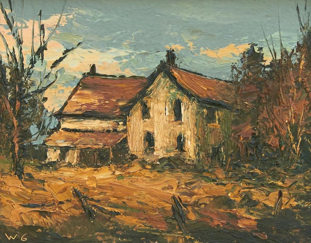 Wilf Franks Griffiths (1917-2000) - Old House in Mississauga; Oblong River Haliburton