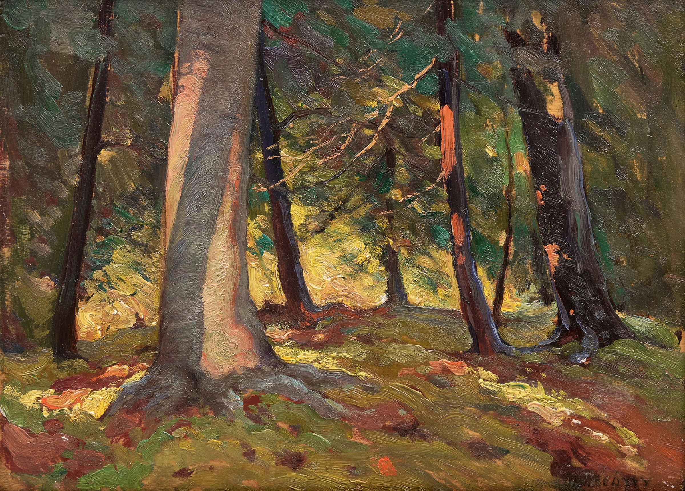 John William (J.W.) Beatty (1869-1941) - Beech Woods, 1927