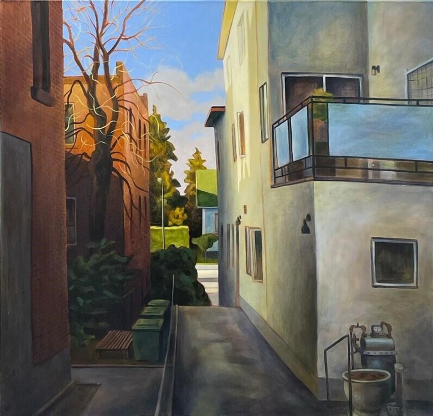 Niels Petersen - oil on canvas