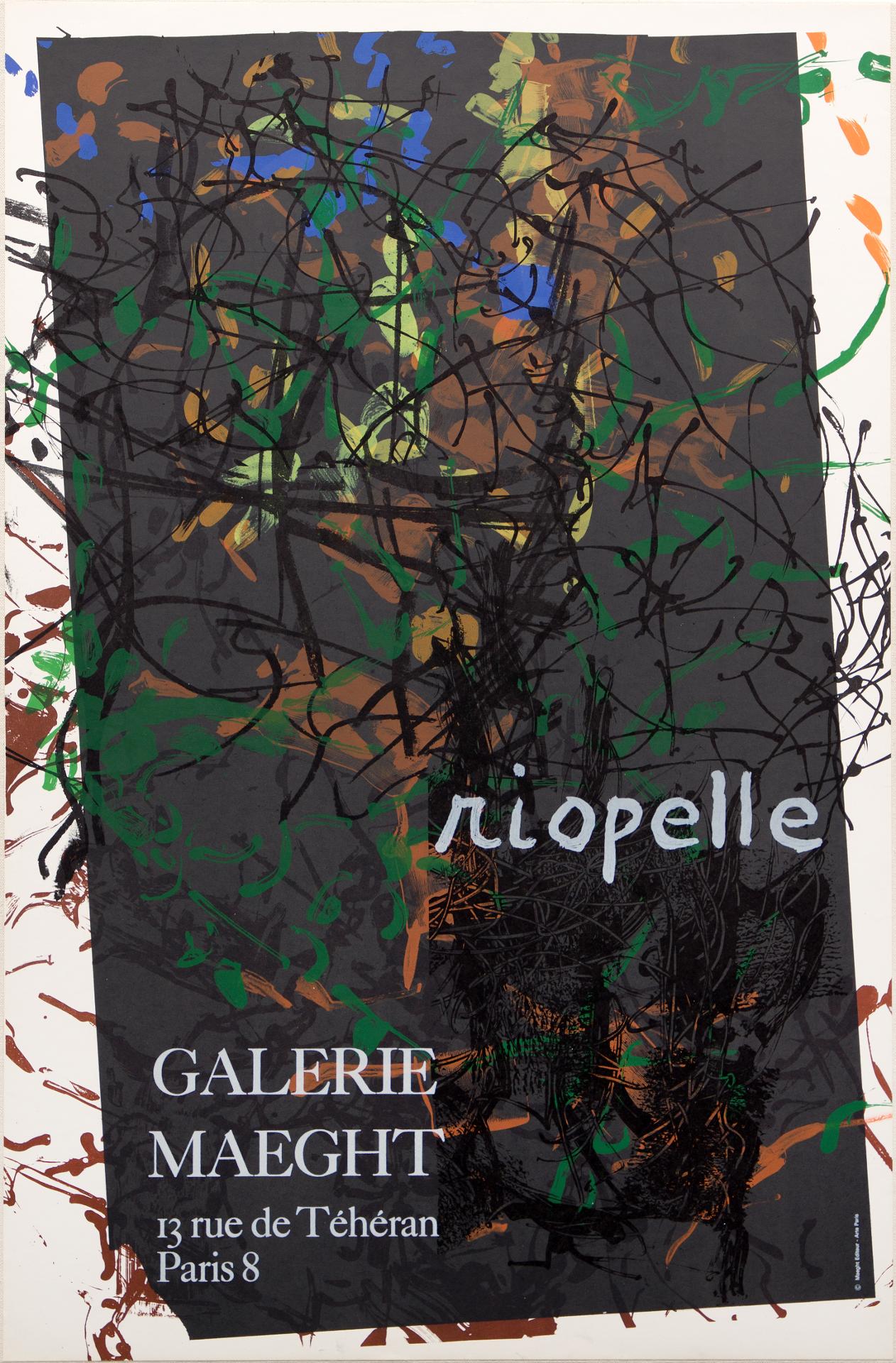 Jean-Paul Riopelle (1923-2002) - Affiche Riopelle, Galerie Maeght (Paris, France), 1968