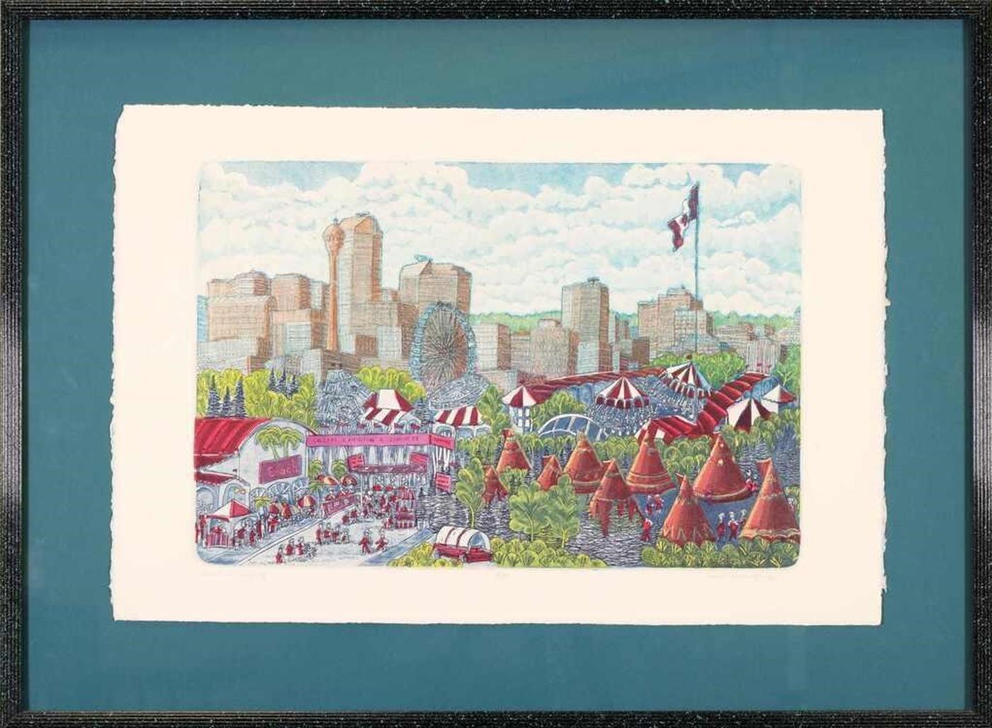 Carole Bondaroff (1952) - Carnival Calgary; 1992; ed. #18/50