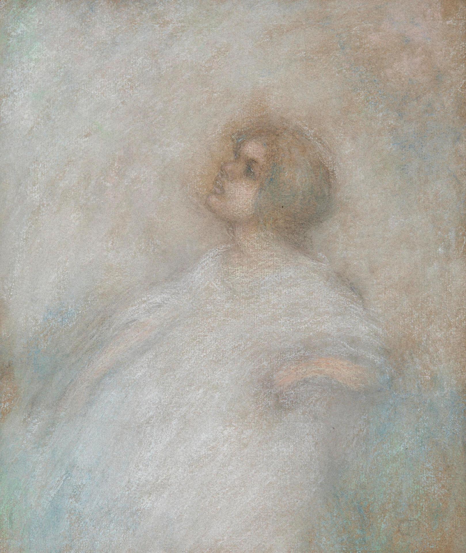 Charles Ernest de Belle (1873-1939) - Pensive girl
