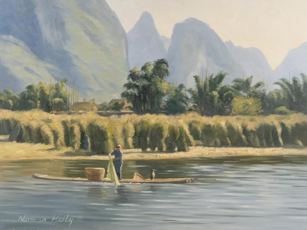 Norman Kelly (1939) - The Way of Fishing - Guilin China