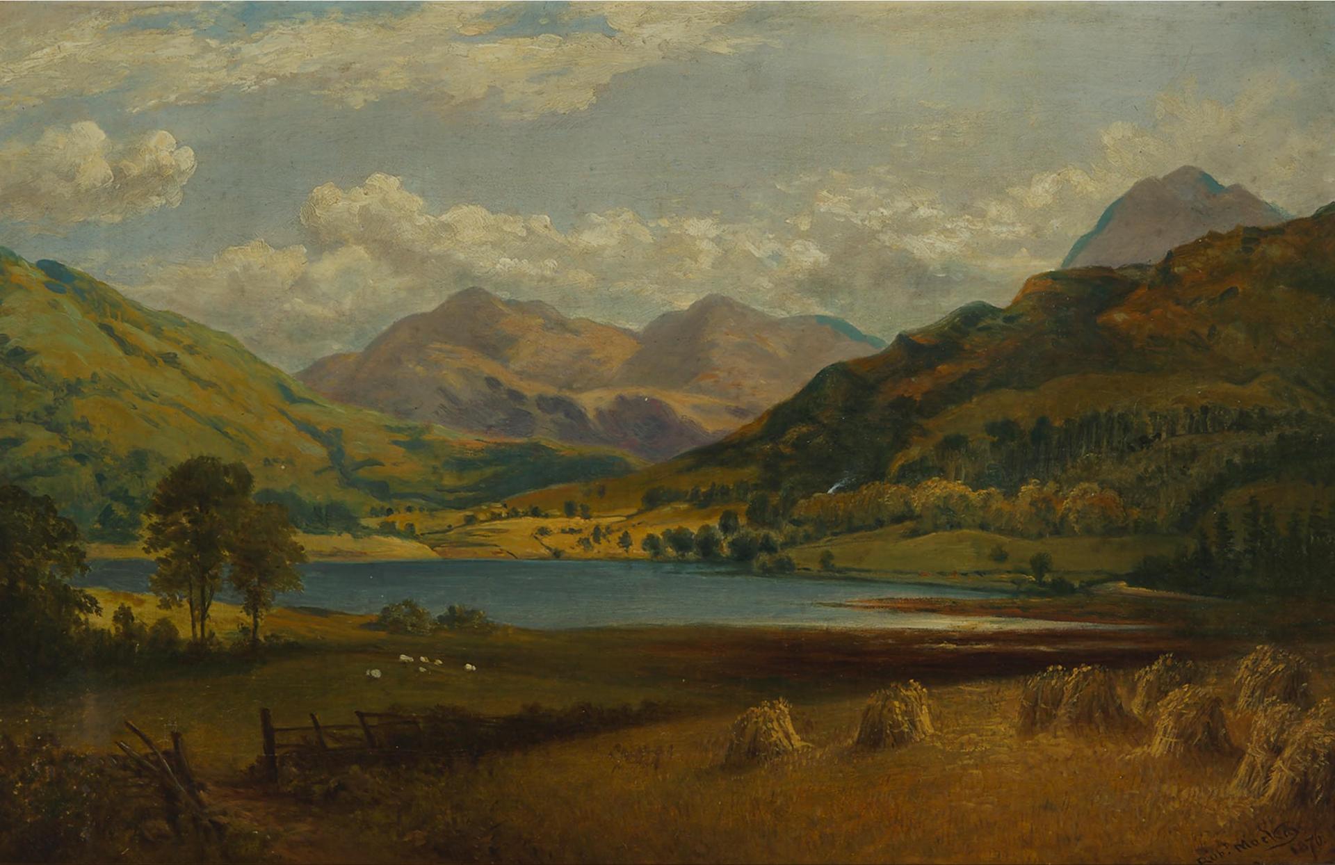 Robert Mackay - At The Head Of Loch Goil, Argyleshire, Autumn Afternoon, 1876