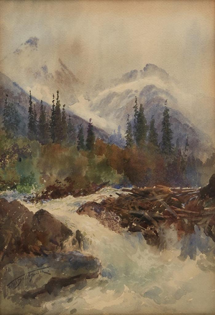 Frederic Martlett Bell-Smith (1846-1923) - Mt. Sir Donald and the Illecillewaet River (near Glacier B.C.)