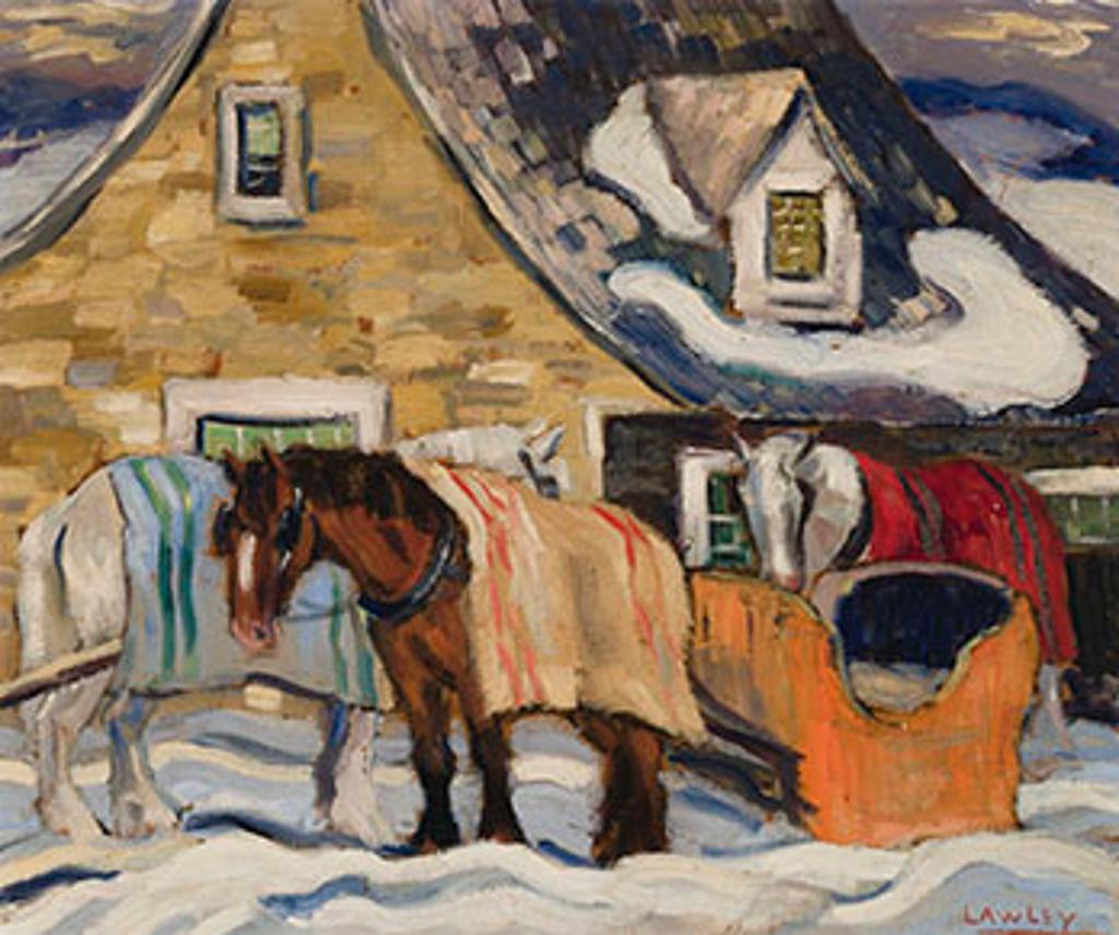 John Douglas Lawley (1906-1971) - Sleigh in Winter